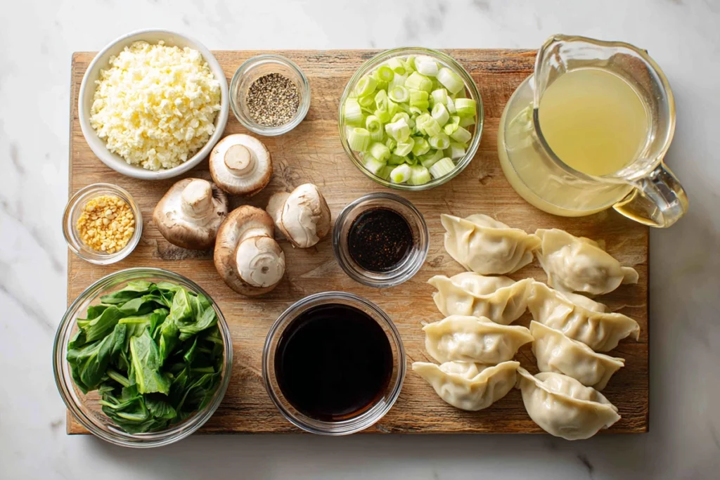 Potsticker Soup Ingredients