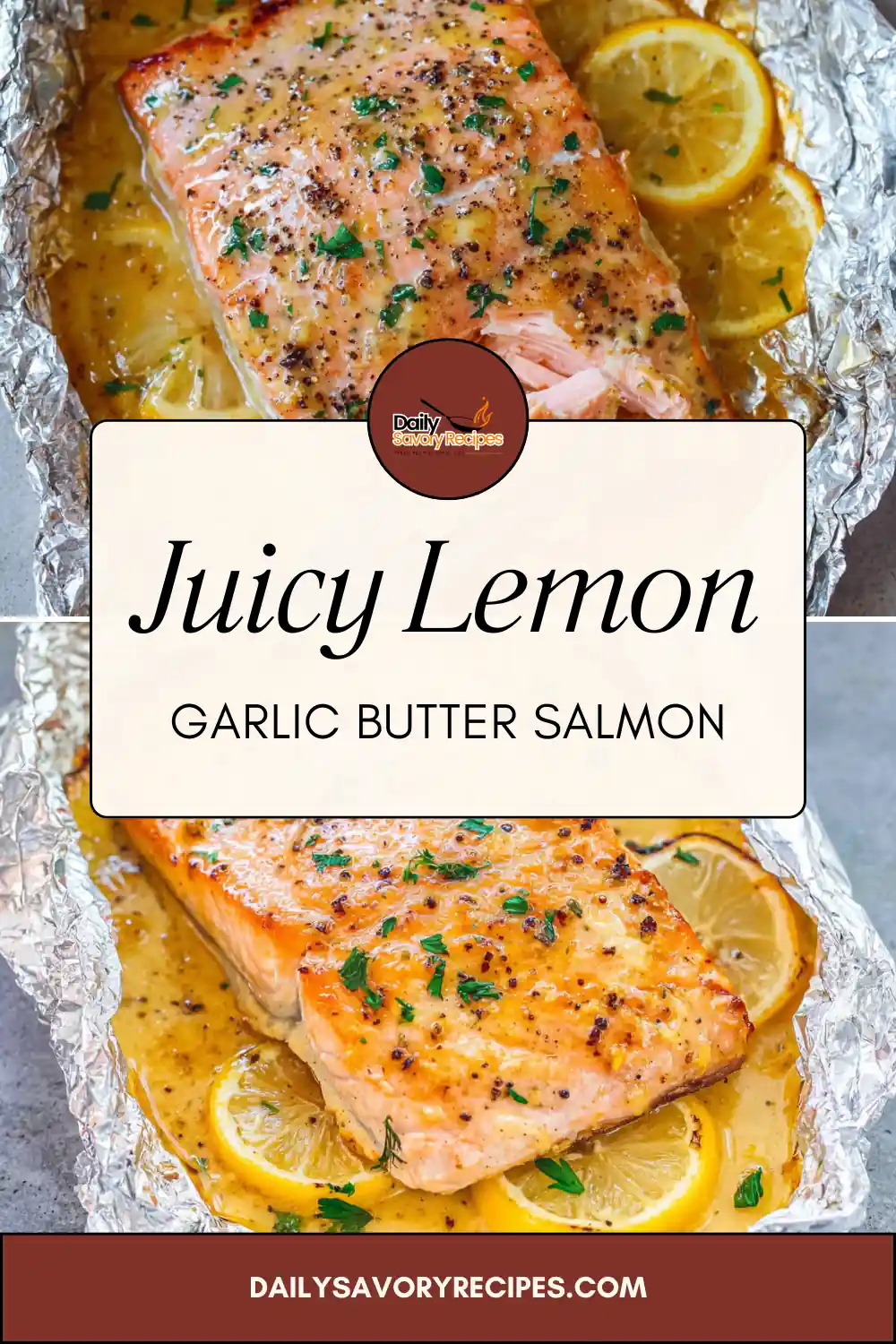 Sheet Pan Lemon Garlic Butter Salmon That Actually Stays Juicy 35 Sheet Pan Lemon Garlic Butter Salmon recipe served with lemon slices and garlic butter sauce