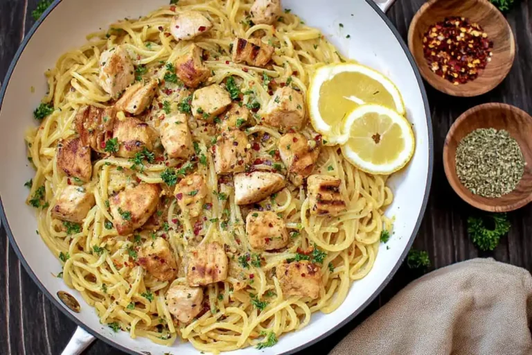 Chef Taha Ayad's Recipe Chicken Linguine with Cowboy Butter Cream Sauce