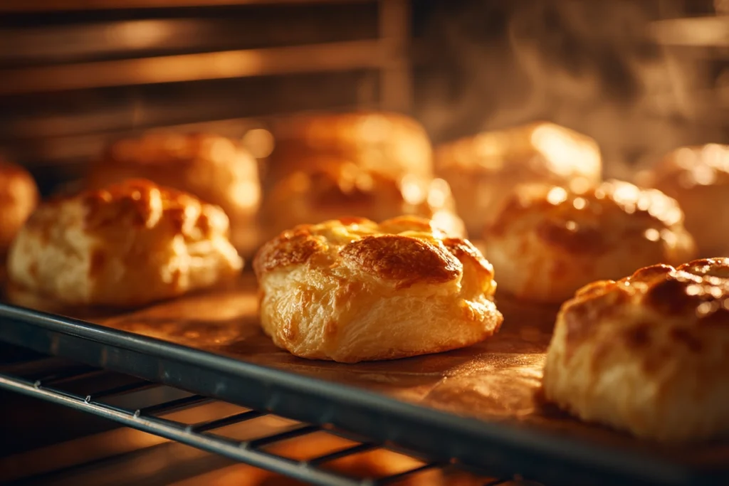 cheese danishes baking in oven until golden brown for ultimate cheese danish recipe