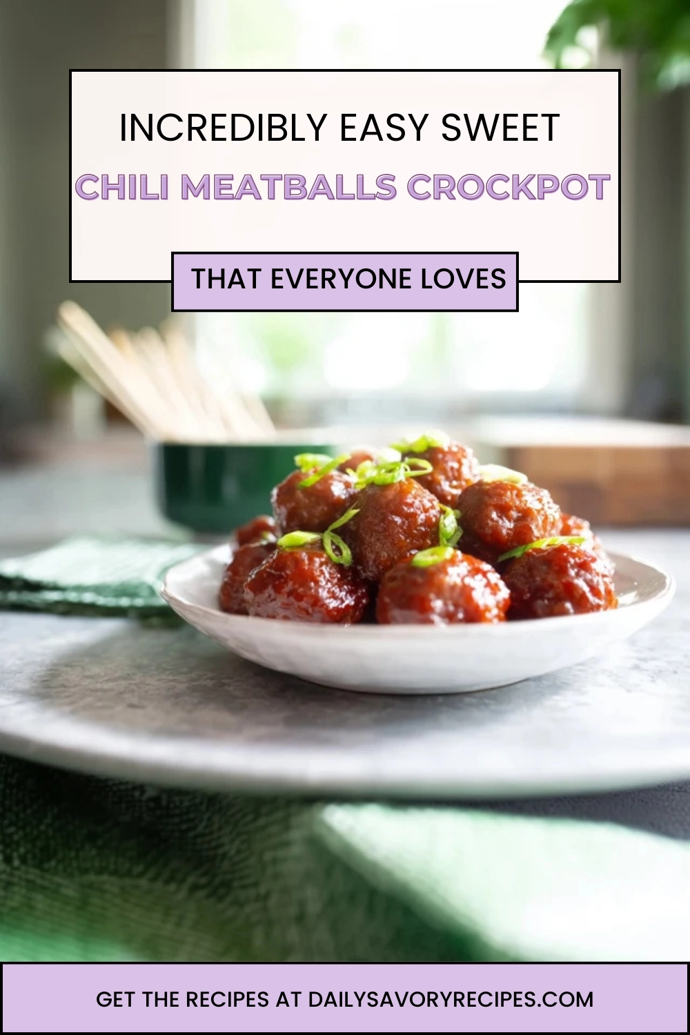 Sweet Chili Meatballs Crockpot: The Easiest Crowd-Pleasing Recipe 30 Sweet Chili Meatballs Crockpot recipe, garnished with fresh herbs, served in a modern kitchen.