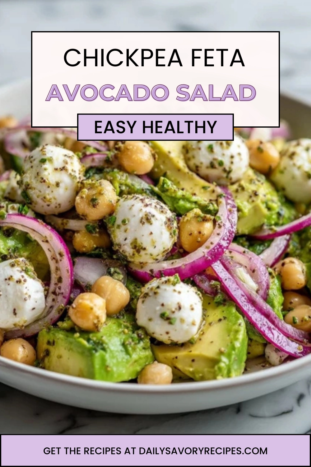 The Chickpea Feta Avocado Salad That Never Lets Me Down 26 Chickpea Feta Avocado Salad made fresh in a home kitchen
