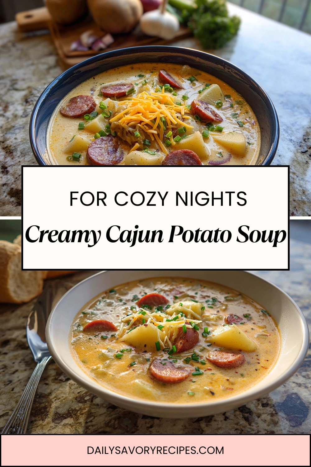 creamy cajun potato soup recipe