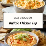 creamy crockpot buffalo chicken dip recipe