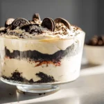 individual serving of OREO Dirt Cake in white bowl