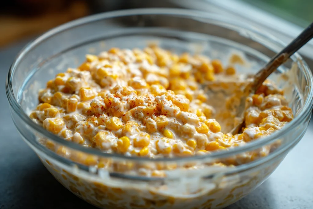 Street Corn Chicken Bowls That Actually Satisfy 9 Creamy street corn mixture for Street Corn Chicken Bowls