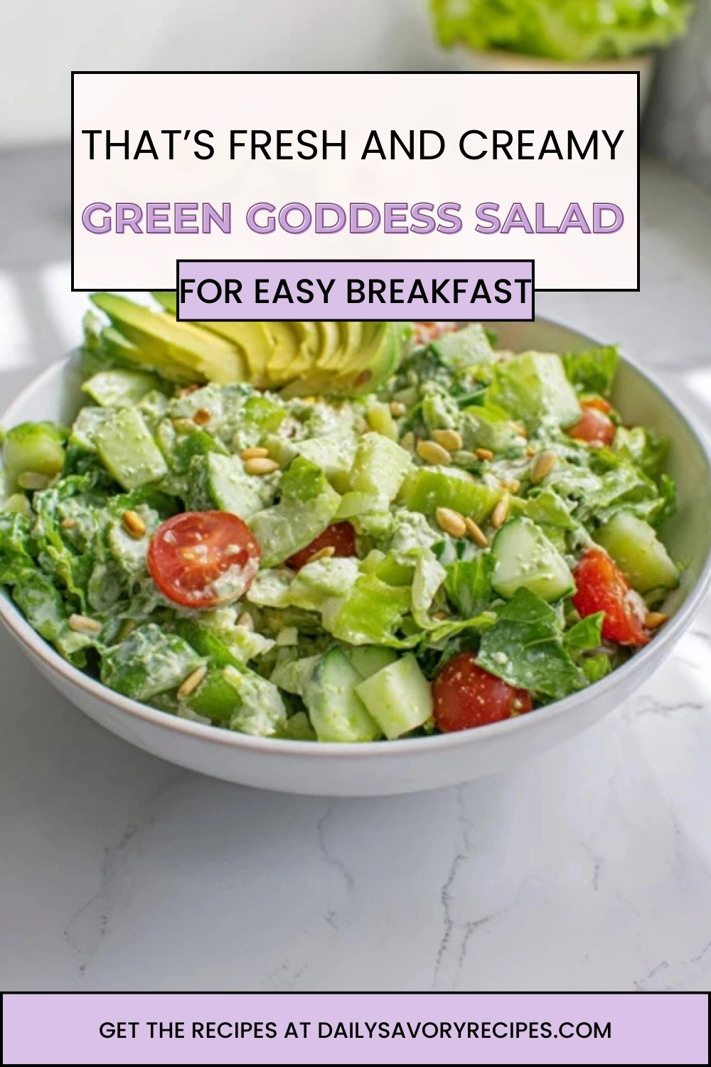 The Green Goddess Salad I Actually Trust for Meal Prep 26 Green Goddess Salad with fresh vegetables and creamy dressing