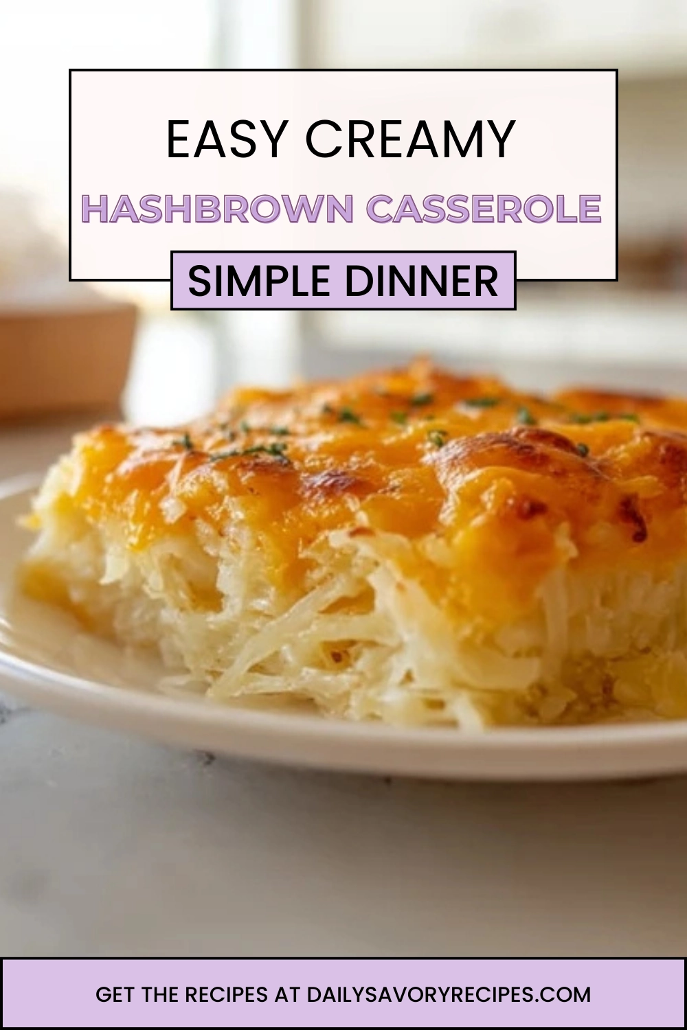 The Hashbrown Casserole That Finally Works 7 Hashbrown Casserole with creamy potatoes and melted cheese