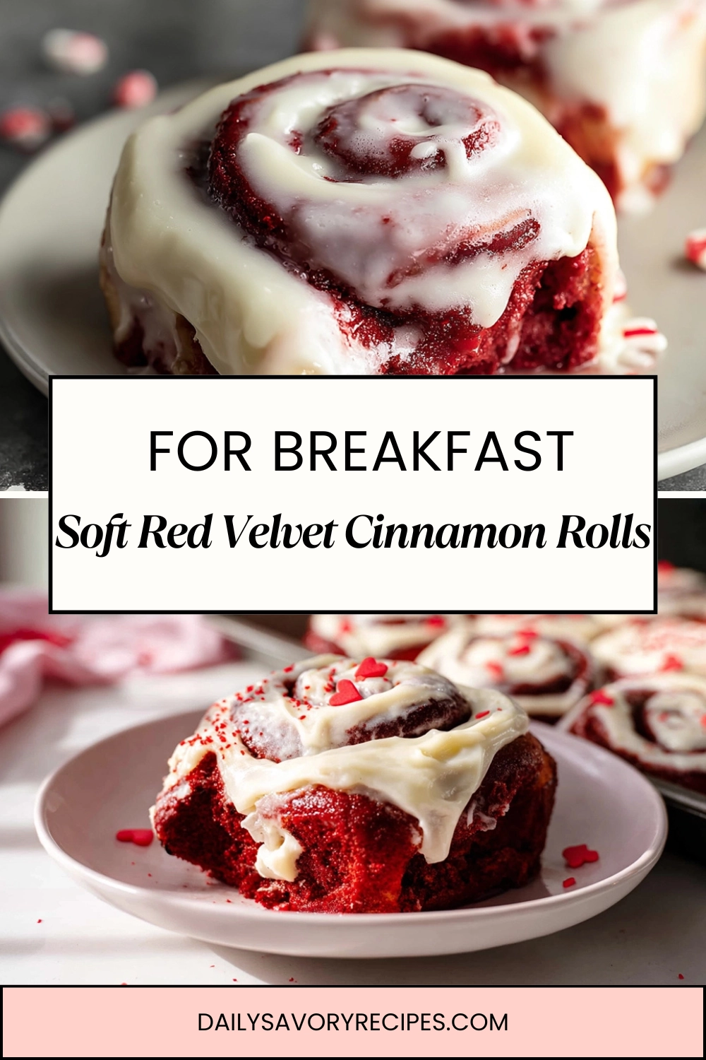 Red Velvet Cinnamon Rolls That Actually Work 34 Red Velvet Cinnamon Rolls baked fresh with cream cheese frosting