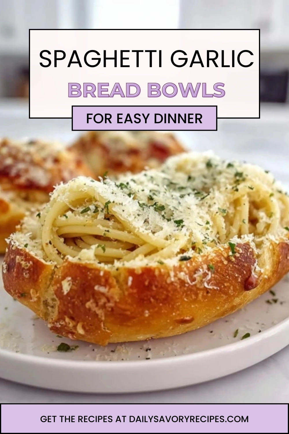 The Spaghetti Garlic Bread Bowls That Actually Work 36 Spaghetti Garlic Bread Bowls baked and ready to serve