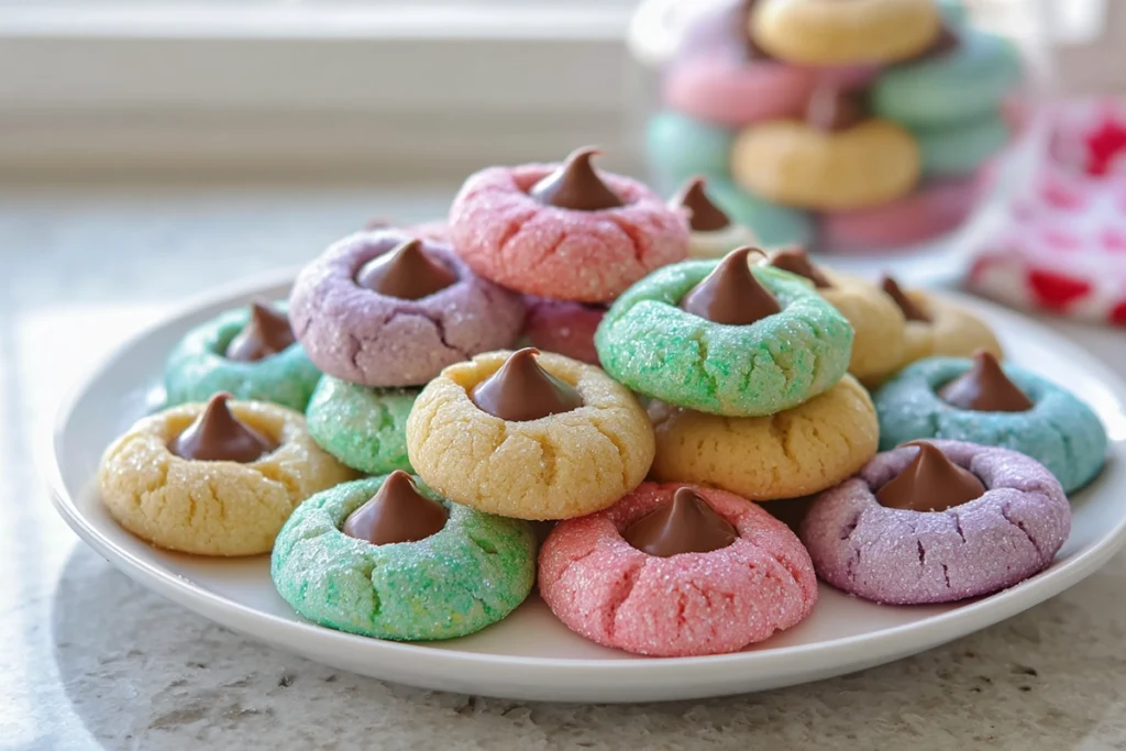 spring blossom cookies serving moment