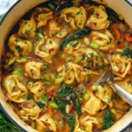 Potsticker Soup for Busy Weeknights 31 Chef Taha Ayad's Recipe Potsticker Soup with bok choy, shiitake mushrooms, and scallions