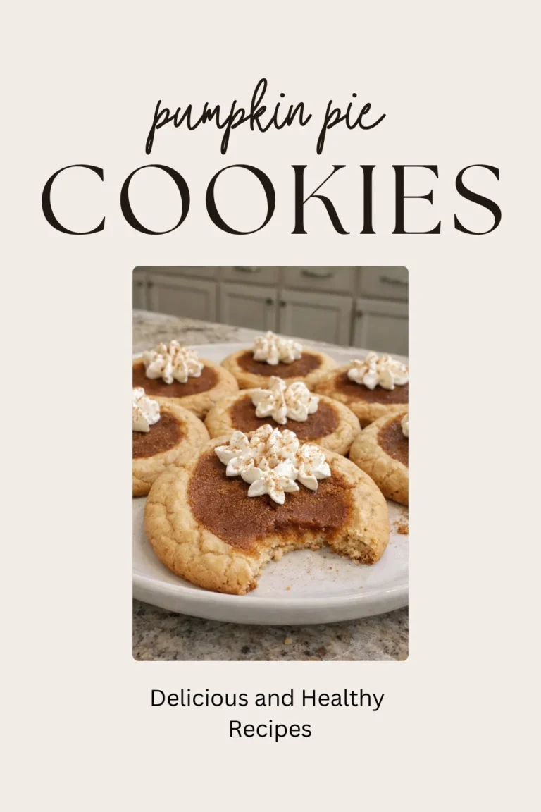 pumpkin pie cookies pinterest pin