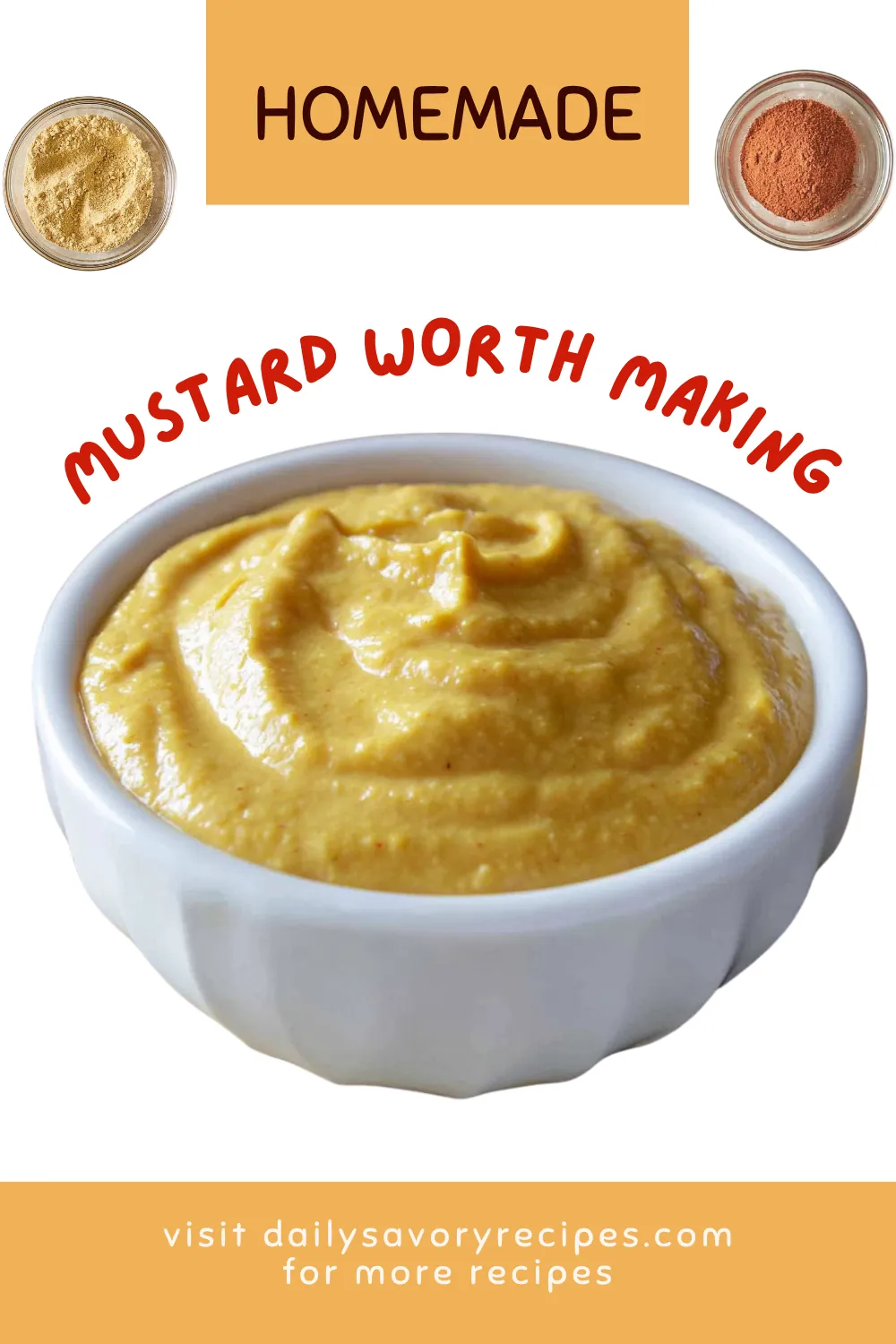 Homemade Mustard Recipe That Actually Works in Your Kitchen 31 Homemade mustard recipe served in a bowl with rich yellow color and smooth texture