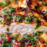 Salsa Verde Pepper Jack Chicken recipe with grilled chicken, melted cheese, lime, and salsa verde