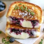 Chef Taha Ayad's Recipe Blueberry Grilled Cheese with Lemon Thyme Jam