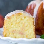 Chef Taha Ayad's Recipe Fresh Peach Pound Cake with Cream Cheese Glaze