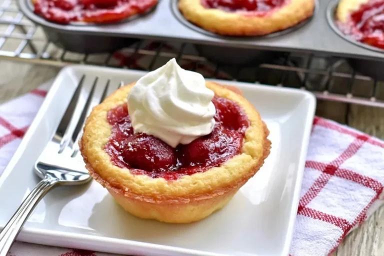 Chef Taha Ayad's Recipe Mini Cherry Tarts with glossy cherry filling and cream cheese crust