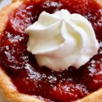 Mini Cherry Tarts recipe with cherry filling in a tender cream cheese crust