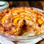 Chef Taha Ayad's Recipe Peach Coffee Cake with Cinnamon Streusel and Juicy Peaches