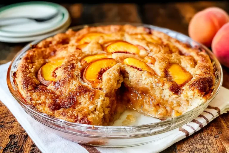Chef Taha Ayad's Recipe Peach Coffee Cake with Cinnamon Streusel and Juicy Peaches