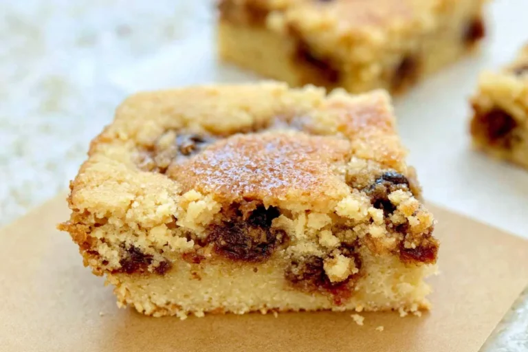 Chef Taha Ayad's Recipe Sour Cherry Blondies with golden edges and tart cherry filling