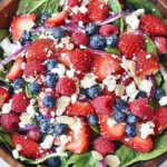 Chef Taha Ayad's Recipe Spinach Berry Salad with Sweet Poppyseed Dressing