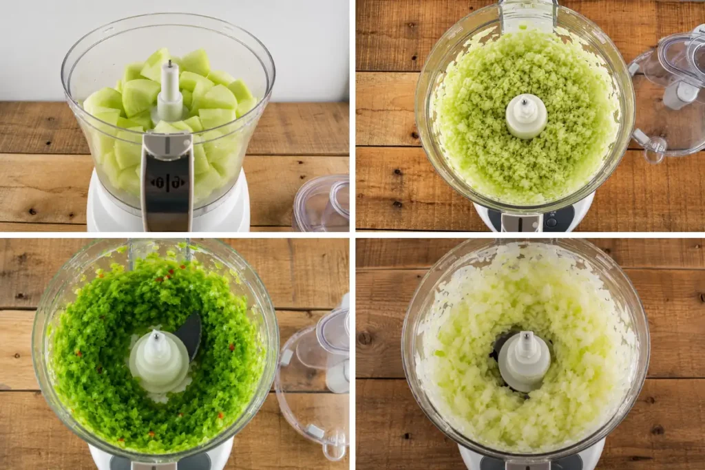 Food Processor Cucumbers for Homemade Sweet Cucumber Relish