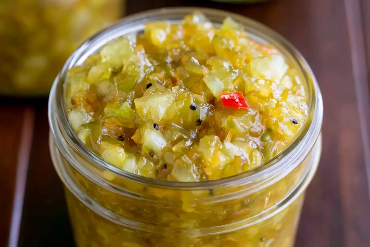 Homemade Sweet Cucumber Relish for Canning 1 Homemade Sweet Cucumber Relish for Canning