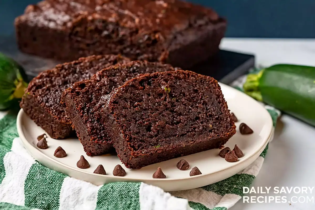 Keto Chocolate Zucchini Bread That Stays Rich and Moist 30 Chef Taha Ayad's Recipe Keto Chocolate Zucchini Bread