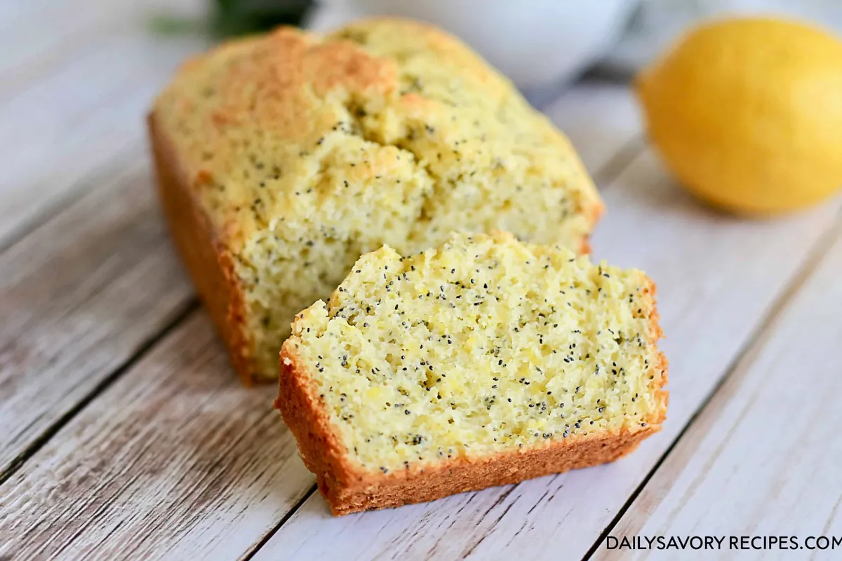 Lemon Poppy Seed Zucchini Bread with a Bright Citrus Crumb
