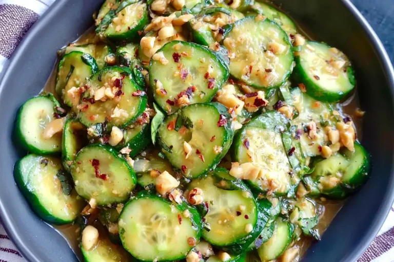 Spicy Peanut Cucumber Salad with Crunchy Peanuts and Fresh Herbs 30 Chef Taha Ayad's Recipe Spicy Peanut Cucumber Salad