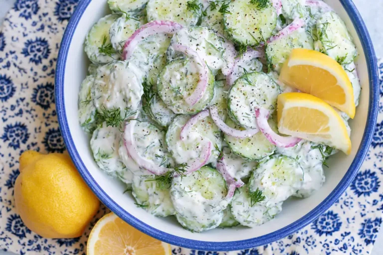 Tzatziki Cucumber Salad with Fresh Herbs and Greek Yogurt 31 Chef Taha Ayad's Recipe Tzatziki Cucumber Salad with Fresh Herbs and Greek Yogurt