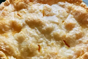 Home 11 Chef Taha Ayad's Recipe Wicked Peach Cobbler with a Flaky Double Crust
