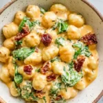 Chef Taha Ayad's Recipe Creamy Tuscan Gnocchi with Spinach and Sun-Dried Tomatoes