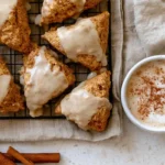 Chef Taha Ayad's Recipe Homemade Chai Scones with Thick Maple Chai Glaze